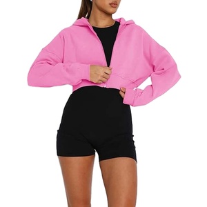 เสื้อฮู้ดของผู้หญิงเสื้อครอปฮู้ด2026ลำลองเสื้อครอปของผู้หญิงคุณภาพพรีเมี่ยม - Product Image 3