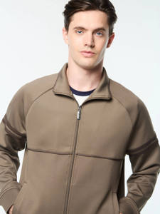 Custom <b>Jogger</b> Set <b>Men</b> Tracksuit Set <b>Slim</b> <b>Fit</b> Zipper Two Piece <b>Men</b> Sports Zipper Stand Collar Casual Breathable Polyester Cotton - Product Image 4
