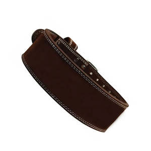 เข็มขัดยกน้ำหนักหนังแท้สีน้ำตาล ทนทาน สำหรับออกกำลังกาย ยกน้ำหนัก รองรับหลัง สำหรับผู้ชายและผู้หญิง - Product Image 4