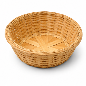 Cesta de Almacenamiento de Bambú Hecha a Mano, Redonda, Tejida, Multiusos, para el Hogar y la Cocina - Product Image 4