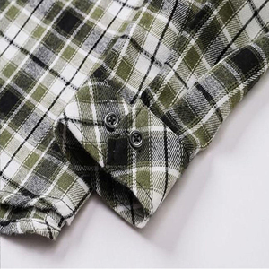 Camisa de Trabajo Ignífuga a Cuadros con Bolsillos en el Pecho, Venta al Por Mayor de Fábrica, Compatible con FR, para Soldador - Product Image 5