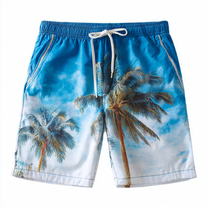 Shorts de Playa Sublimados 100% Poliéster para Hombre, Shorts de Baño Estampados para Hombre, Traje de Baño - Product Image 2