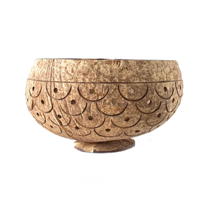 Prêt à expédier – Bols artisanaux en coquille de noix de coco DHT, faits à la main, durables, style bohème, vaisselle de fête, Vietnam - Product Image 2