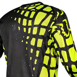 2026 High Quality Custom Made Sublimated Design Your Own Breathable <b>Flame</b>-Retardant Plus Size Racing Motocross Jersey Sportswear - Product Image 3
