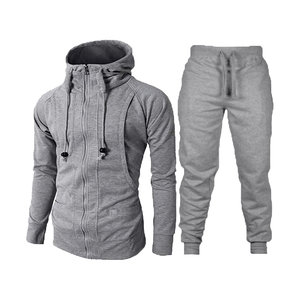 Nuevo conjunto de chándal con cremallera para hombre, sudadera y pantalones de chándal, traje deportivo, ropa deportiva para correr - Product Image 4
