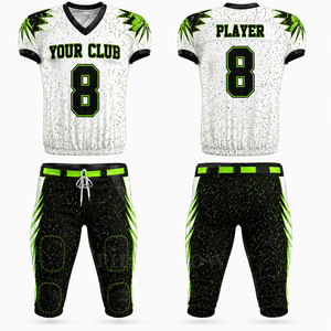 Conjunto de Pantalones y Camiseta Personalizados de Fútbol Americano, Tela Elástica Transpirable, Uniforme de Equipo Juvenil y Adulto, Venta al Por Mayor - Product Image 1