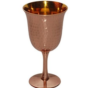 Copa de Vino de Diseño en Metal Latón con Acabado Plateado y Diseño Perforado para Decoración del Hogar, Restaurantes y Hoteles - Product Image 2