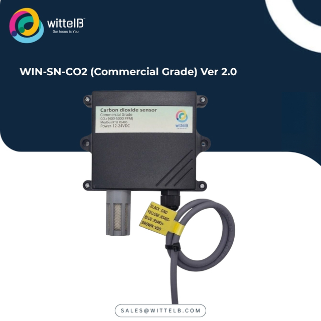 WIN-SN-CO2M | CO2 Sensor with Modbus RTU RS485 Interface