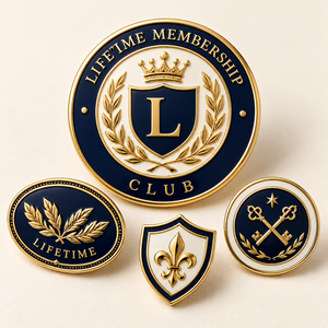 Pins Esmaltados Personalizados de Aleación de Zinc con Logotipo de Empresa para Regalos de Aniversario Empresarial, Fabricante OEM - Product Image 1