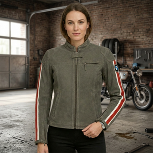 Men's Black Brown Cream Color Blocked Leather <b>Motorcycle</b> <b>Jacket</b> Full Sleeve Windproof All Seasons - Product Image 4
