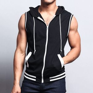 Plain Manufacturers Men Thick Oversized wholesale adultAll Seasons Gym Hoodies Workout trainingCustom Full Zip up - Product Image 3