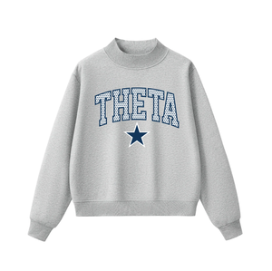 Sudadera con cuello redondo estampada para mujer, de algodón blanco, informal, para otoño, corte regular - Product Image 5