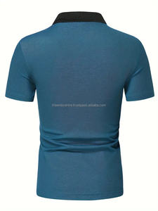 เสื้อโปโลแขนยาวของผู้ชายเสื้อโปโลผ้าฝ้าย35% 65% ออกแบบได้ตามต้องการ - Product Image 5