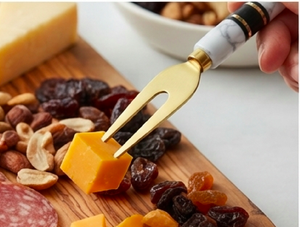 Marble Handle <b>Cheese</b> <b>Knife</b> <b>Set</b> Gold Tone Stainless Steel Reusable <b>Cheese</b> Tools For Serving Use Events And Hotel Use - Product Image 6