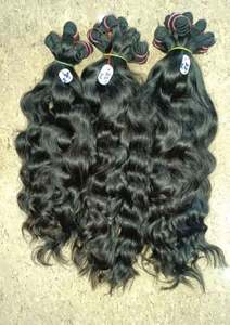 Extensiones de Cabello Indio Virgen de la Mejor Calidad, Colección Auténtica de Templo, Ondulado Profundo, Puntas Gruesas y Voluminosas - Product Image 4