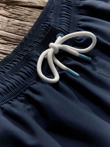 Shorts de Baño para Hombre de Cintura Elástica y Corte Medio, 100% Poliéster Elástico, Ropa de Playa al Por Mayor de Fazn Industry - Product Image 4