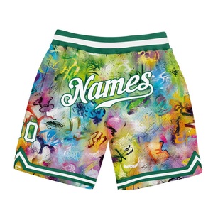 Fashionable Mens Basketball Shorts Long Solid Patchwork Short Cotton and Loose Soft Short <b>Big</b> and Tall Men - Product Image 5