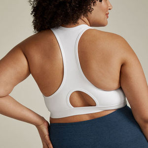 Soutien-gorge de sport pour femme en promotion – Haute qualité, extensible dans 4 directions, respirant, écologique, élasticité moyenne, XS personnalisable à l'avant - Product Image 4