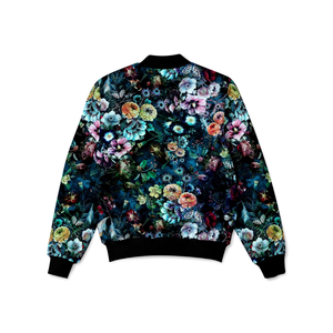 Blouson Bomber Homme Imprimé Loup et Lune Coloré, Fermeture Éclair, Décontracté, Automne, Sublimation 3D, en Polyester - Product Image 6