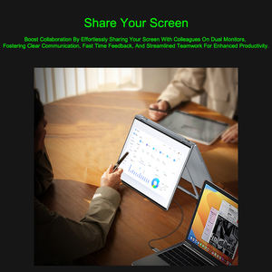 كمبيوتر محمول بشاشة مزدوجة تعمل باللمس مزدوجة 60 هرتز من Eimio جديد ، كمبيوتر محمول بشاشة تعمل باللمس مزدوجة ، مراجعة شاشات العرض بوصة - Product Image 6