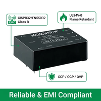 Alimentation électrique CC à double sortie Mornsun LHE10-20A05 ±5V 1A, alimentation 5V, 85-264VAC, 4000VAC, module DIP à isolation élevée