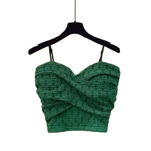 2025 été nouveau large gratuit décontracté jambe large pantalon chemise blanche vague soutien-gorge gilet trois pièces élégant femmes pantalon ensemble survêtement - Product Image 6