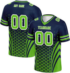 2026 Fabricant OEM Qualité Supérieure 100% Polyester Imprimé par Sublimation Séchage Rapide Anti-Bactérien Respirant Football Américain - Product Image 1