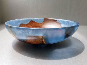 Bols en résine époxy faits à la main de haute qualité, bols en résine, bols en bois et résine, bols en époxy, art en résine à prix de gros très bas - Product Image 6