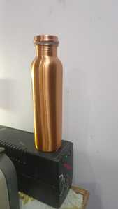 Botella de Agua de Cobre Puro con Tapa, Hermética, de Gran Capacidad para Viajes, Campamentos y Oficina - Product Image 2
