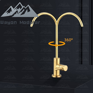 <span class=keywords><strong>Grifo</strong></span> de Agua Potable de Acero Inoxidable Dorado Cepillado Moderno Wayon para Sistema de Ósmosis Inversa de Cocina - Product Image 5