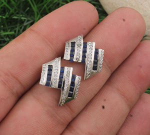 Pendientes de Plata de Ley 925 con Circonitas Cúbicas de Alta Calidad, Elegantes, Brillantes, Minimalistas, Joyería Fina para Mujer, Venta al Por Mayor - Product Image 2