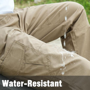 Pantalones de senderismo para hombre, talla grande, de corte recto, estilo cargo, con múltiples bolsillos, informales, para actividades al aire libre. - Product Image 4