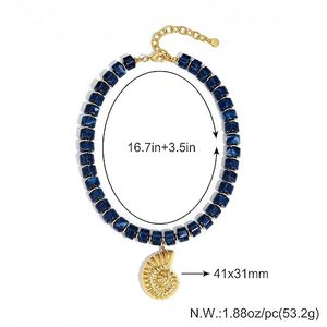 Collier multicolore pour femmes, collier de perles multicolores, collier ras du cou style bohème, bijoux de plage volumineux, bijoux d'été y2k, cadeau - Product Image 2