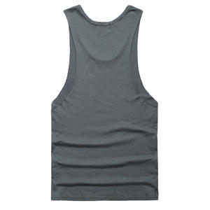 Débardeur de sport sans manches en coton pour homme, respirant, léger, pour fitness, course et entraînement, vêtement de sport d'été, vente en gros - Product Image 5