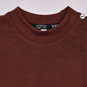 Vente d'usine, prix bas, t-shirt décontracté pour homme, manches courtes, col rond, coupe classique, 100% coton, tricoté, couleur unie - Product Image 3