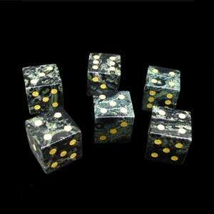 Dados de Piedra Jaspe Kambaba D6, Cubo de Piedra Preciosa Natural, Dados de Cristal D6 Grabados, Sets de Dados Personalizados - Product Image 6