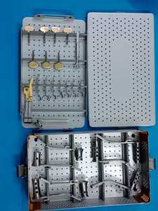 Kit d'instruments chirurgicaux orthopédiques pour discectomie lombaire Caspar, avec rétracteur, certifié CE, fonctionnement manuel - Product Image 1