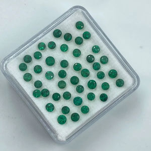 Boucles d'oreilles pendantes émeraude de haute qualité et pendentif en pierre précieuse naturelle, bijoux fins, vert 5,31 carats taille brillant, pour cadeau, prix de gros - Product Image 1