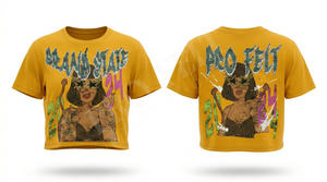 T-shirt unisexe de qualité supérieure, léger, 220 GSM, manches courtes, 100% coton, respirant, style hip-hop, coupe ample, logo personnalisé pour hommes - Product Image 6