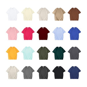 1 pièce T-shirts vierges personnalisables en coton biologique 100% pour impression de logo, 240 g/m², unisexe, promotionnels - Product Image 5