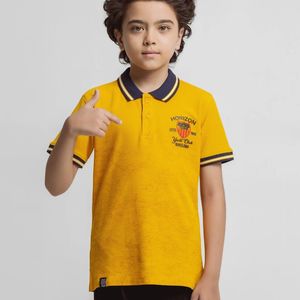 Chemises polo rayées pour enfants, personnalisées, col rabattu, manches courtes, uniforme scolaire décontracté pour garçons - Product Image 6