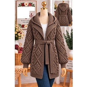 Pulls 100% acrylique ou coton, calibre 12, pour femmes, très tendance, style décontracté, pour la saison hivernale, fournisseur du Bangladesh. - Product Image 4