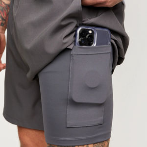 Pantalones Cortos de Compresión Premium para Hombre con Tela Elástica Multidireccional y Servicio de Logotipo Personalizado para Marcas de Ropa Deportiva - Product Image 5