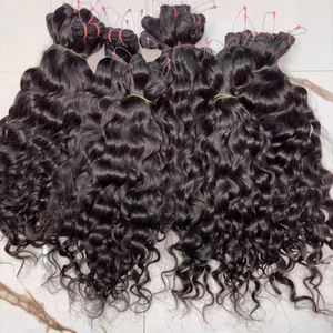 Mechones de Cabello Humano Virgen Natural |   Cabello Remy Indio |   Tejido de Máquina Resistente |   Cabello de Larga Duración - Product Image 1