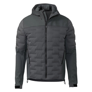 Veste matelassée à capuche pour homme en polyester 100% écologique, style streetwear coupe-vent, vente en gros Artiz International - Product Image 2