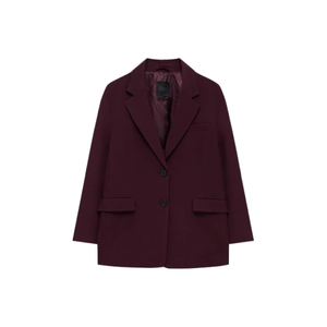 Blazer en laine unisexe pour homme, toutes couleurs, simple boutonnage, col cranté, style britannique, coupe classique, tissu tissé - Product Image 2
