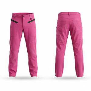 Pantalon de moto 100% polyester de haute qualité avec protections genoux et tibias, respirant et extensible, pour motocross et protection des motards - Product Image 5