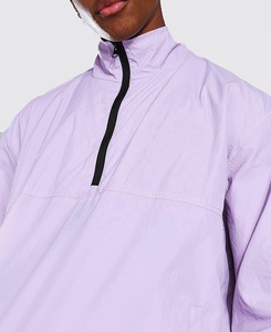 Chaqueta Cortavientos de Nailon Personalizada para Correr, para Hombre, Transpirable, Talla Grande, Delgada, Resistente al Viento, con Decoración Bordada - Product Image 3