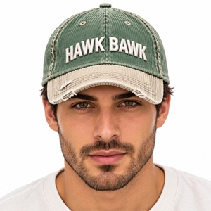 Gorra de Béisbol Unisex de Pana con Correa Trasera Ajustable, Estilo Vintage de Seis Paneles con Visera Curva, Gorra de Pana de Estilo Heritage - Product Image 1