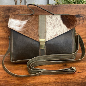 Vente en gros de sacs à main à bandoulière en cuir de vachette personnalisés pour femmes sacs à bandoulière de luxe de créateur en cuir faits à la main - Product Image 2